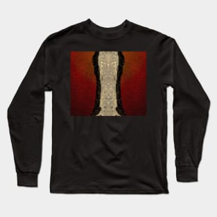 Soft Underbelly of the Red Orange Dragon Scale Long Sleeve T-Shirt